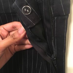 Pinstripe slacks
